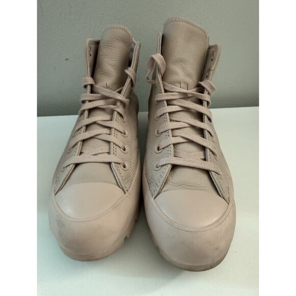 Converse Chuck Taylor All Star Lugged Stone Mauve Pink Platform Boots Womens 9 - Picture 4 of 13
